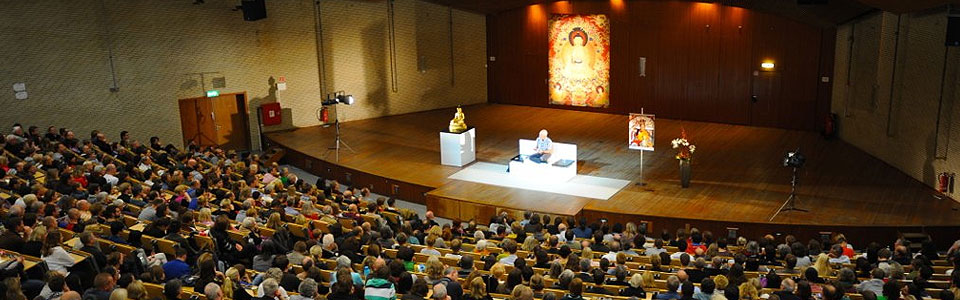 Buddhistischer Vortrag, Audimax Hamburg
